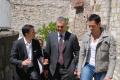 Minister Sutanovac visits “Coriolanus” set